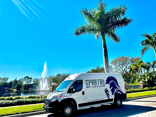 Spartan Plumbing Company Van